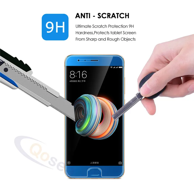 Qosea For Xiaomi Mi Note 3 Screen Protector 9H Ultra Clear Transparent Film Explosion-proof Tempered Glass | Мобильные телефоны и