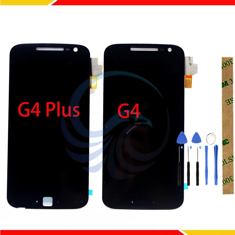 ЖК дисплей XT1622 xt1625 для Motorola MOTO G4 Plus сенсорный экран в сборе|Экраны мобильных