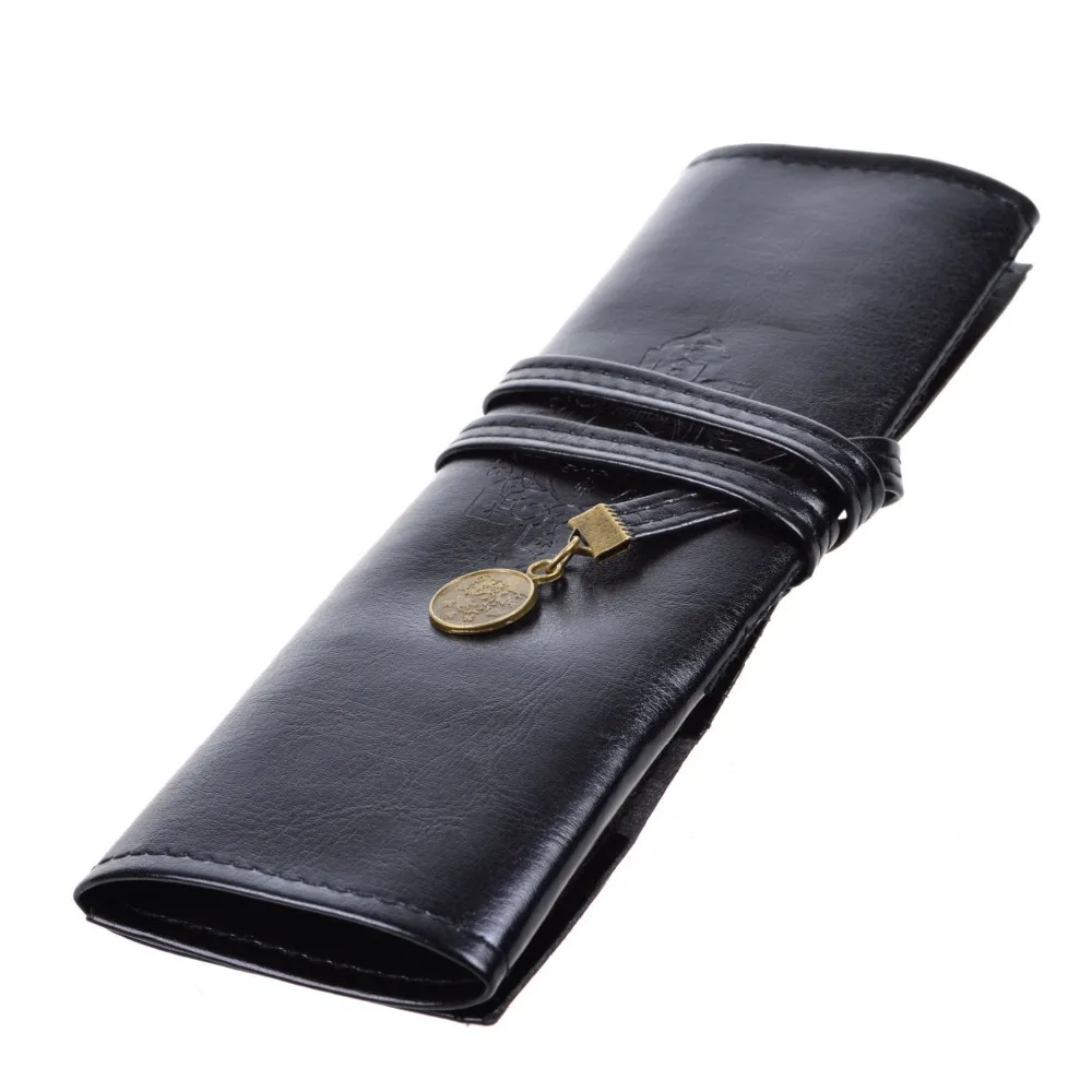 Винтажный Стильный чехол для карандашей карман ручки (черный)|pencil case|pencil case pencil