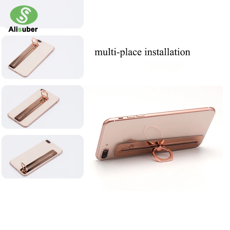 Alisuber кольцо из нержавеющей стали для пальцев держатель Uniserval скользящее телефона