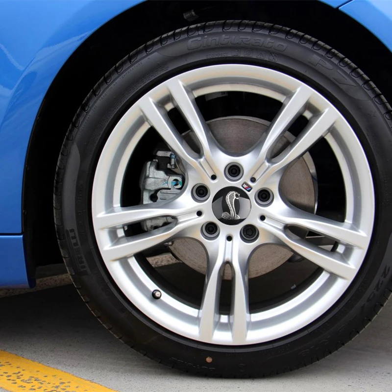 4 шт. автомобильная наклейка-Кобра на рулевое колесо центральный автомобильный