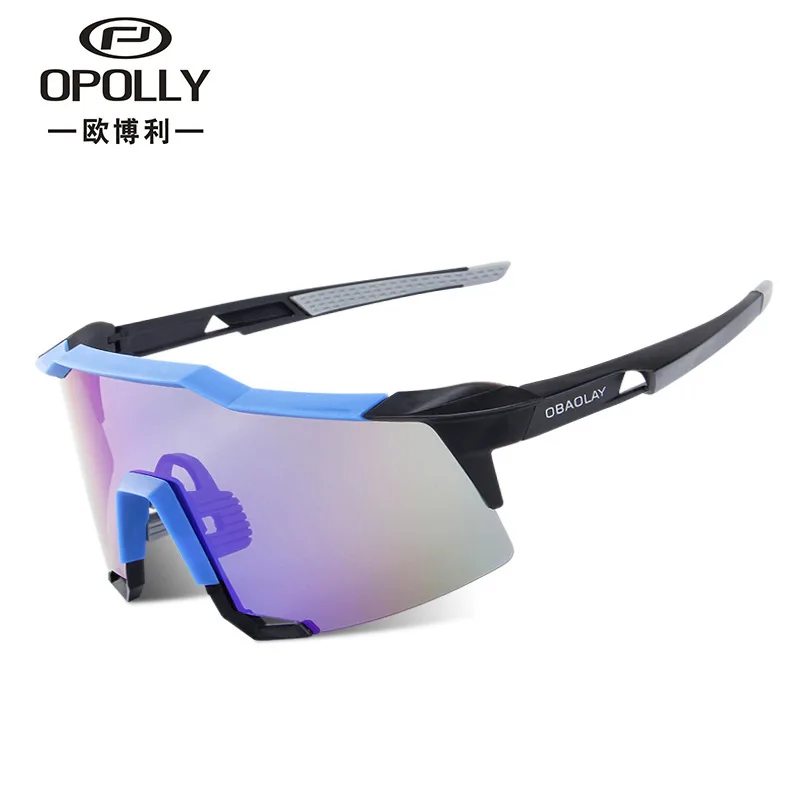 Очки для спорта TR-90/PC с новой большой рамкой, защитой от УФ-лучей и песка для горного туризма, вождения, катания на лыжах и т. д.