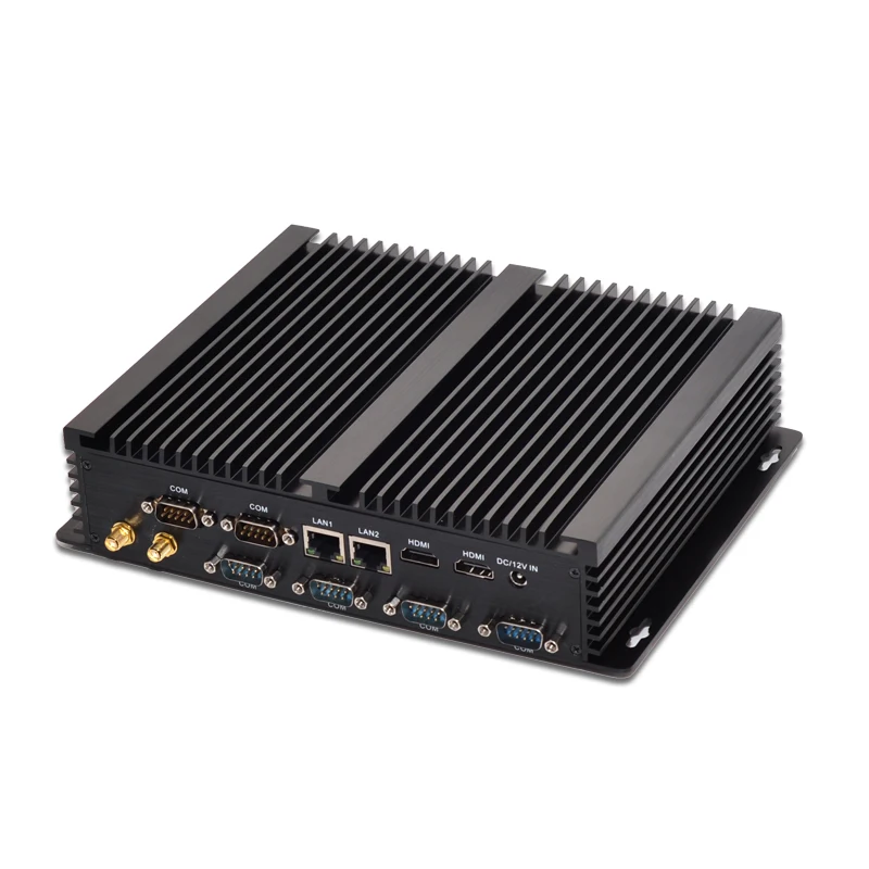 

MSECORE MK600 I3 i5 Fanless Mini PC Windows 10 Desktop Computer industrial linux Nettop barebone 6COM 2*Gigabyte LAN HTPC WiFi