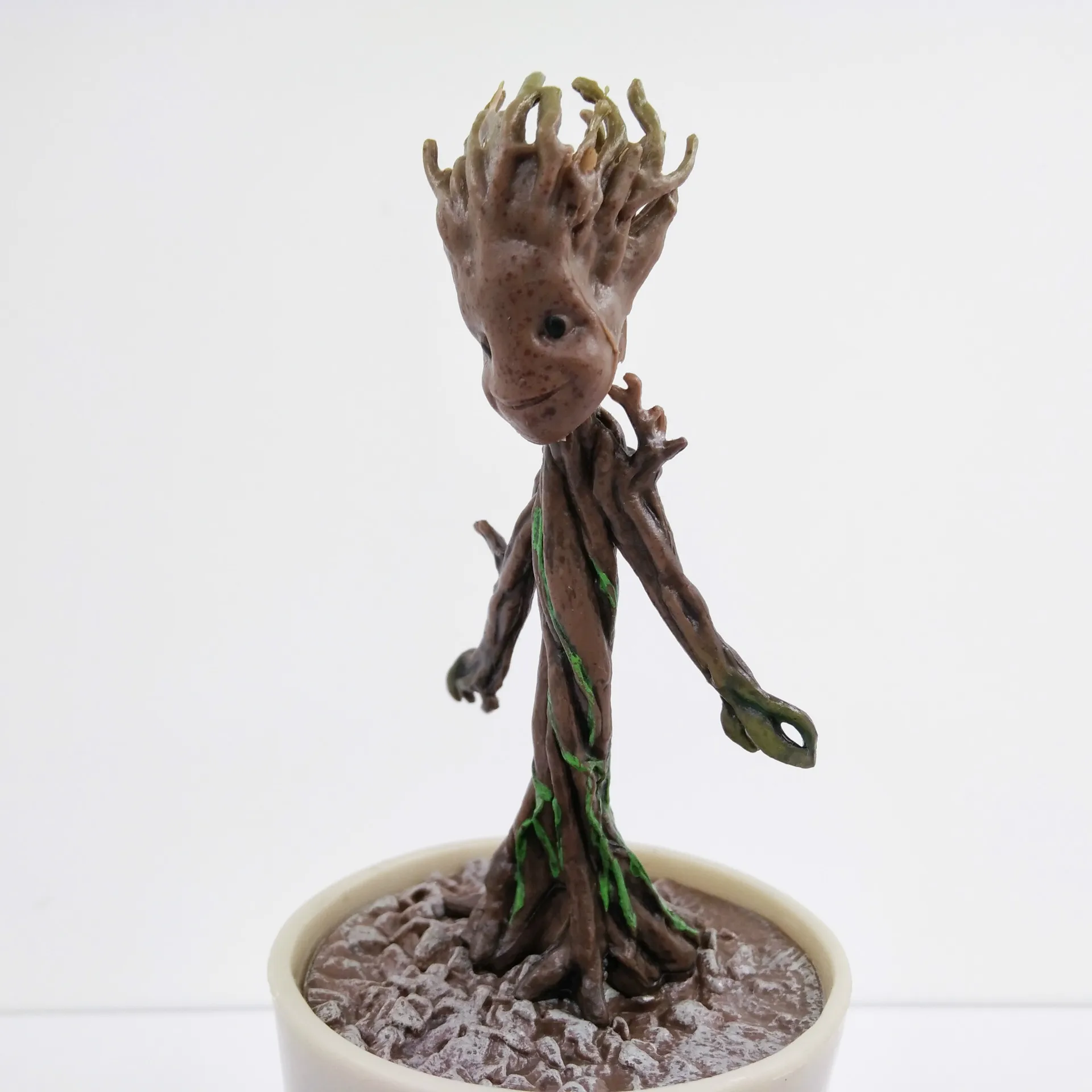 Marvel Guardians of The Galaxy милые игрушки в горшках для маленьких детей Мстители|Игровые