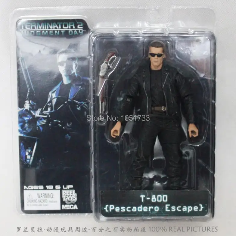 NECA Терминатор 2 фигурку T 800 эндоскелет Классический рисунок игрушки 7 &quot18 см