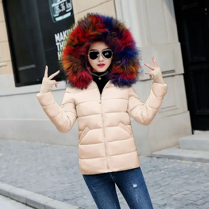 Новинка 2019 года красочные Мех животных мужские парки женские для женщин зимнее