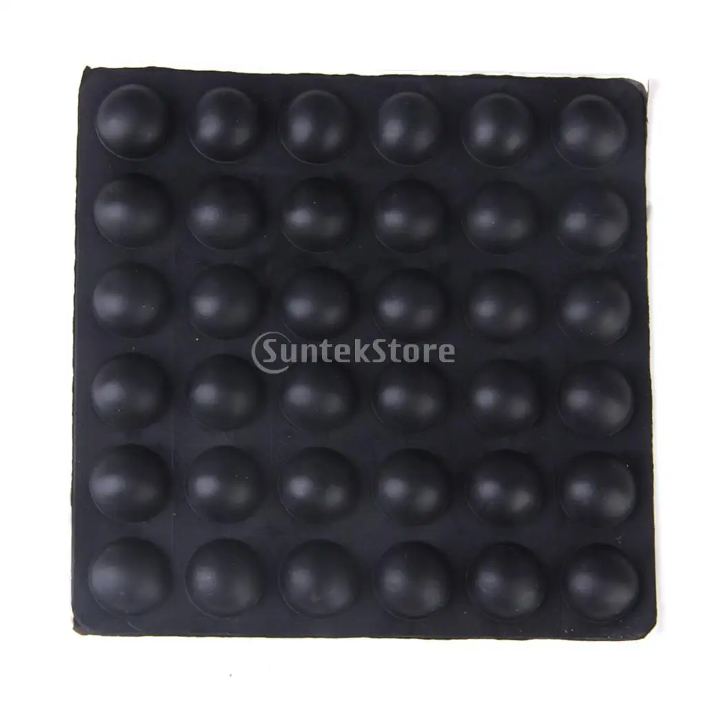 

MagiDeal Adhesive Hemisphere Rubber Feet Bumper Door Furniture 36 pcs Black