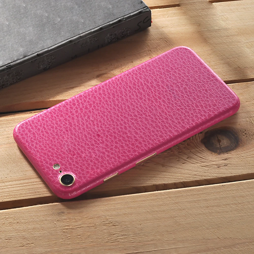 Pink For X ПВХ наклейка на экран, устойчивый к царапинам, задняя ультратонкая декоративная защитная пленка, задняя крышка, безшовная паста для IPhone X - Цвет: Pink For X