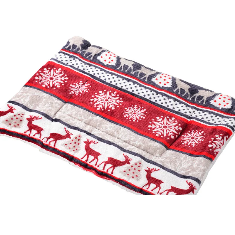 Deer Pawstrip коралловый флисовый коврик для кровати собаки, подушка для щенка, теплые кровати для кошек, мягкое одеяло для домашних животных, плюшевое утолщенное зимнее собачье одеяло, кровати Cama Perro - Цвет: Deer