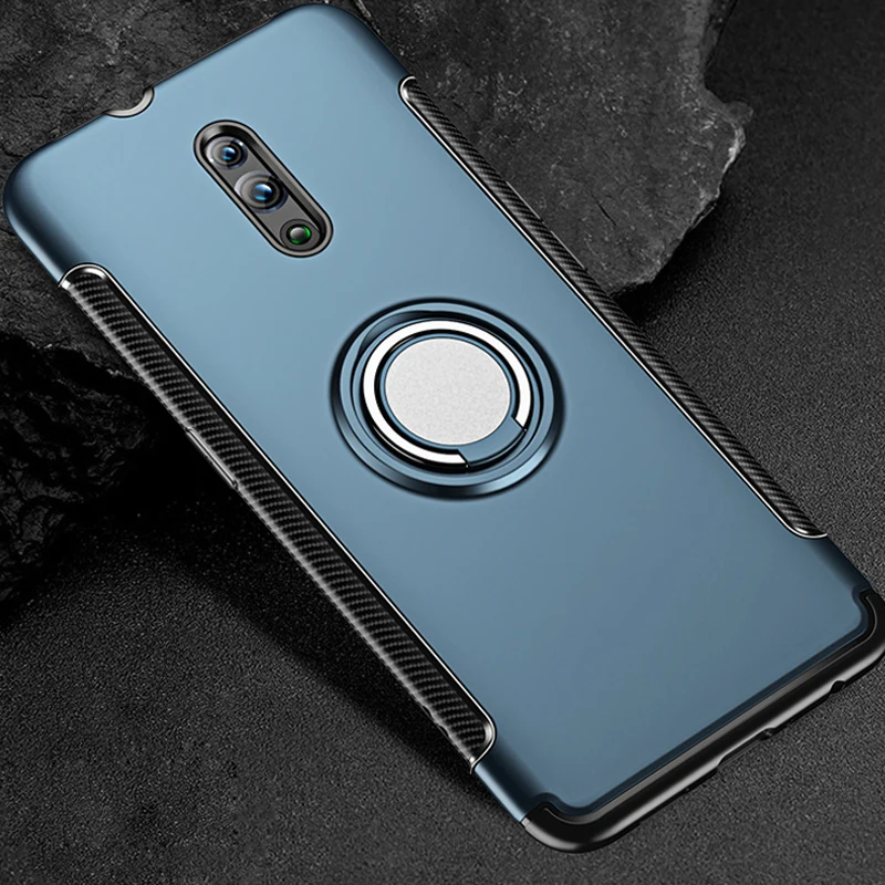 Чехол OPPO RENO, Роскошный чехол, защитный чехол для автомобиля, кольцо с защитой от магнетизма, ударопрочный чехол из ТПУ+ ПК для OPPO RENO CPH1921, чехол 6,4"