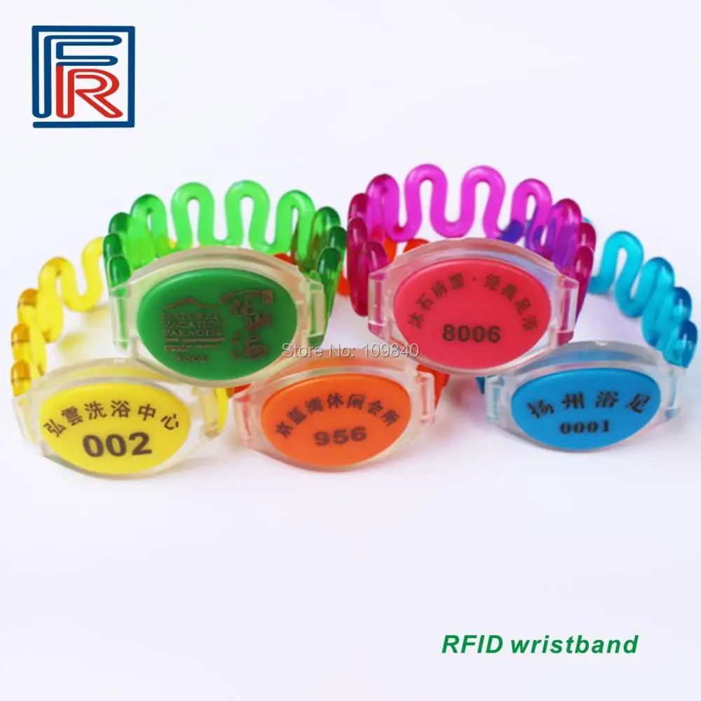 

Браслет RFID ABS 125 кГц с чипом EM4305, LF водонепроницаемый перезаписываемый браслет ABS для мероприятий/NFC/контроля доступа, 500 шт./лот