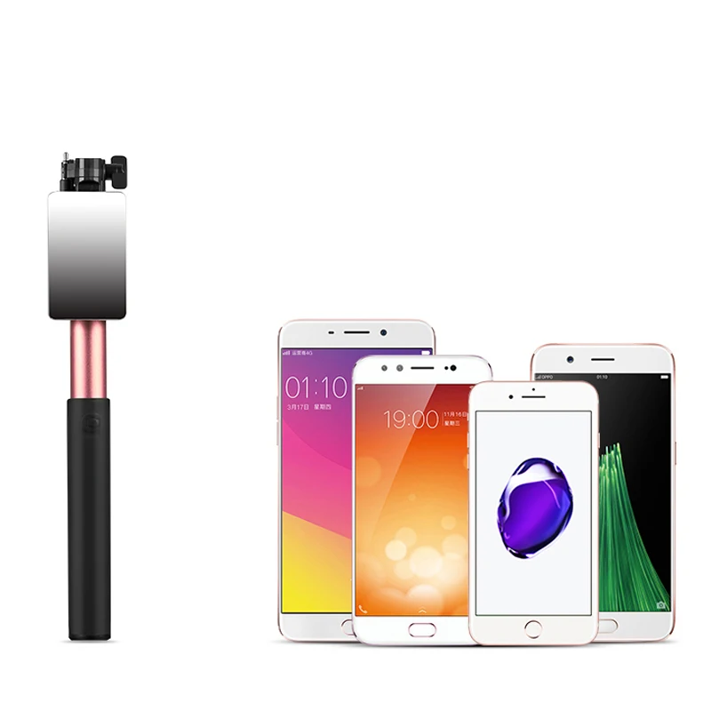 3in1 Mini Foldable Tripod Selfie Stick For Iphone Samsung Xiaomi Monopod 360 Degree Rotation Mount with Bluetooth Remote Control |