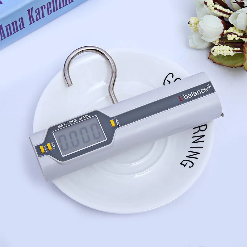 Портативные электронные весы 2 в 1 для рыбалки 50 кг x 10 кг|fishing scales digital|hook accessoriesfishing