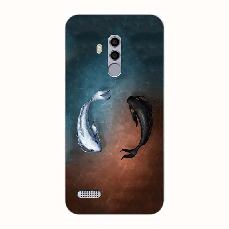 A087 Модные телефонные Шкафы для Leagoo T8s 5,5 дюймов Мягкий ТПУ мобильный мультфильм печатных для Leagoo T8s сумки - Цвет: A087