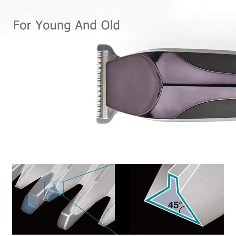 Мужская электрическая машинка для стрижки волос SONAX PRO аккумуляторная бороды