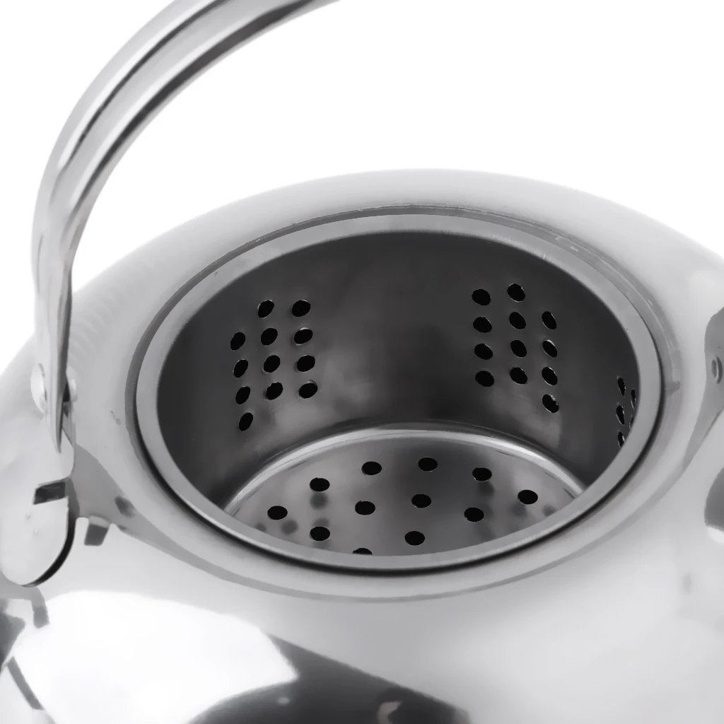 Прочный уличный чайник из нержавеющей стали для кемпинга 1000 мл/1500 мл/2000 мл/2500 мл