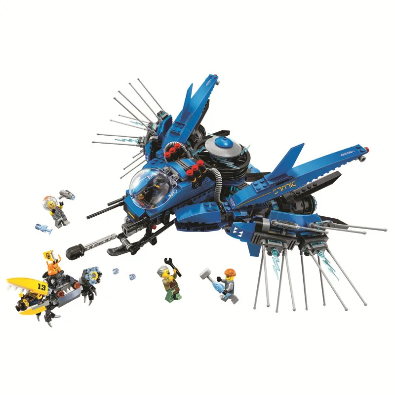 Подарки Pogo Bela 10720-10721 980 шт + ninjagoo фильм пожарные механические Строительные