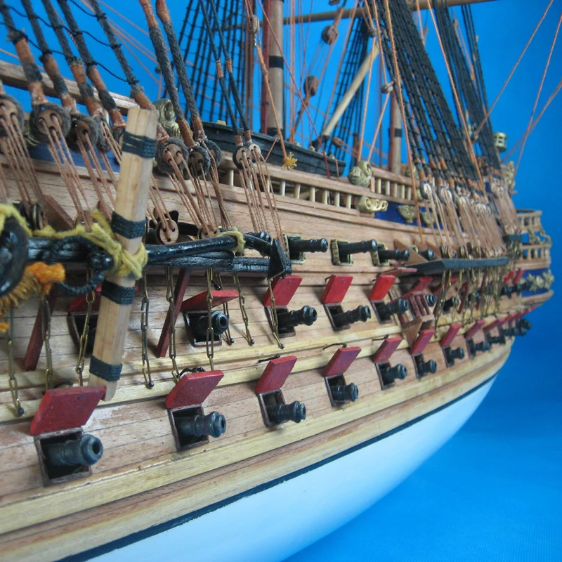 Комплект модели корабля для взрослых Diy Scale 1:50 3d лазерная резка деревянные