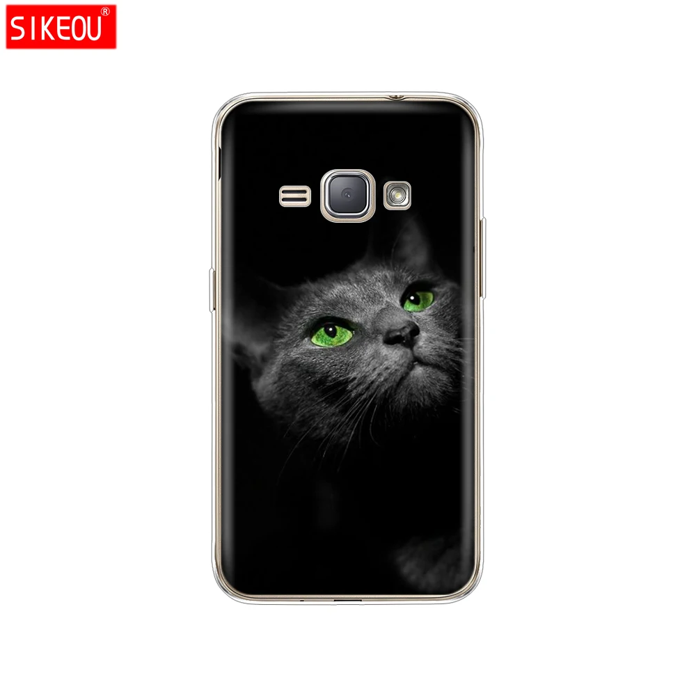 12079 Мягкий ТПУ чехол для Samsung Galaxy J1 J120 J120F SM-J120F задняя крышка 360 полная защитная Печать Прозрачный чехол цветок - Цвет: 12079
