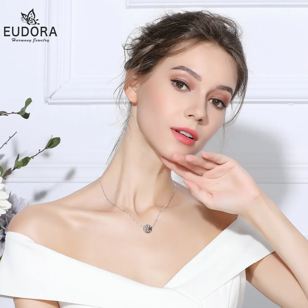 Новое поступление Eudora бриллиантовый Серебряный цветок маргаритки розовые