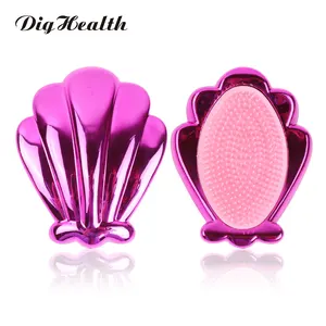 Dighealth спутывающаяся щетка для волос в форме ракушки профессиональная Волшебная расческа для волос Антистатическая пластиковая щетка для распутывания волос Инструменты