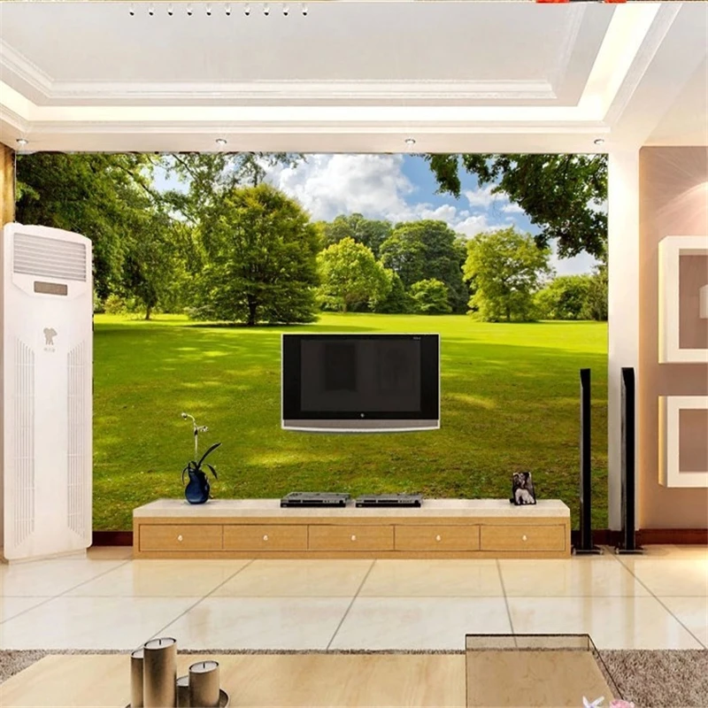 3D Трехмерная настенная бумага большой трехмерный пейзаж гостиная спальня обои 3d