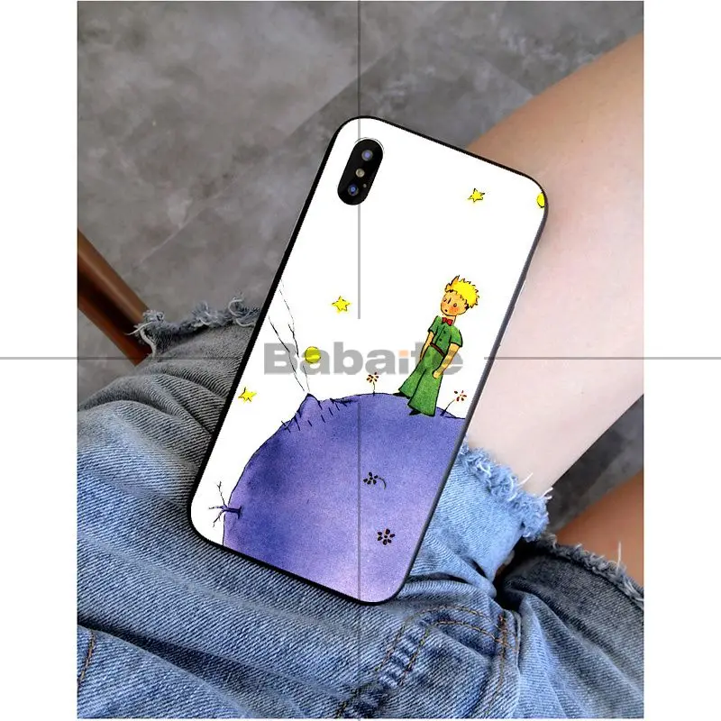 A11 Babaite Маленький принц и лиса умный черный мягкий чехол для телефона для Apple iPhone 8 7 6 6S Plus X XS MAX 5 5S SE XR чехол - Цвет: A11