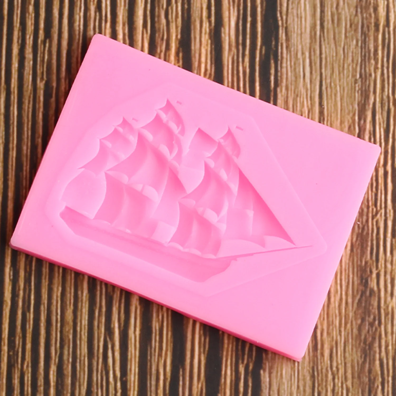 Парусник Fondant Mold DIY Инструменты для украшения торта вечеринки 3D силиконовые формы