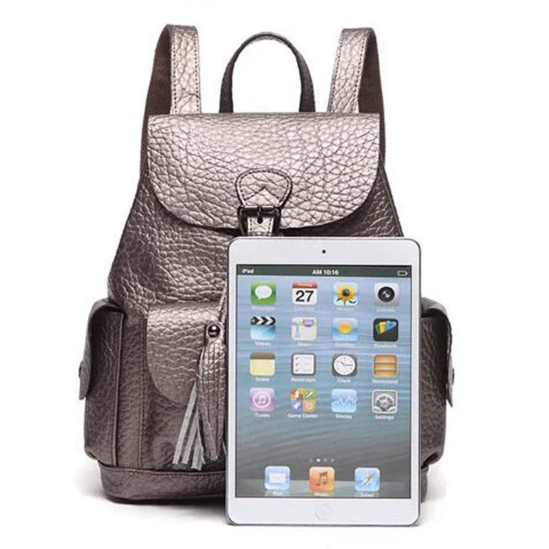 Рюкзак AODUX из натуральной кожи для девочек модные дизайнерские школьные ранцы