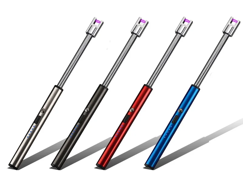 Электрическая перезаряжаемая USB кухонная зажигалка, ветрозащитная Электронная зажигалка для сигарет, плазменная импульсная дуговая Зажигалка для барбекю, беспламенная зажигалка
