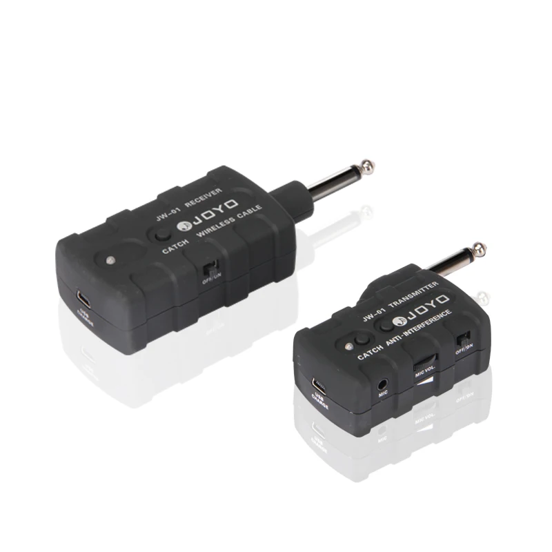 Цифровой беспроводной передатчик и приемник JOYO для бас гитары дальность
