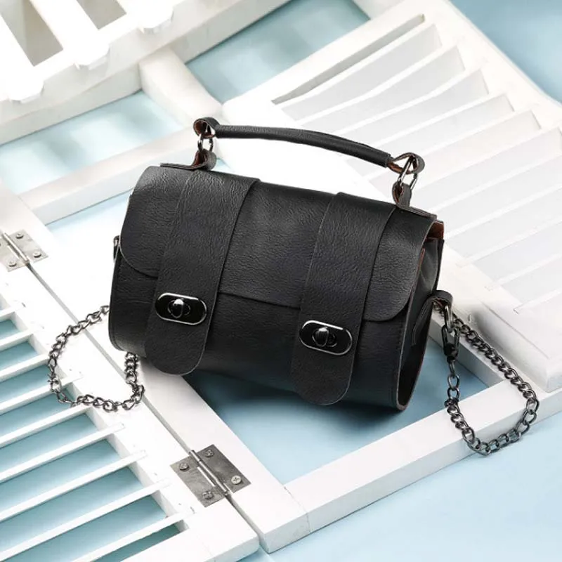 2017 Бренд Кожа Женщин Простой Мини Сумка Модельер Сумки Женские Vintage Crossbody На Ремне