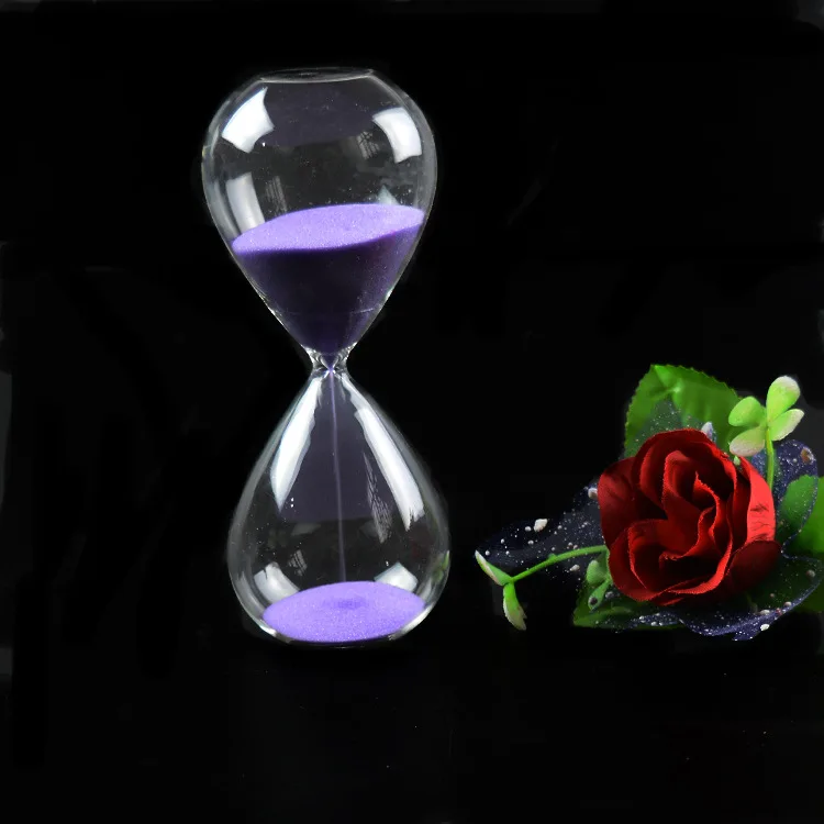 1 шт. стеклянный таймер на 15 минут ручной работы|hourglass timer|magnetic hourglasssand clock |