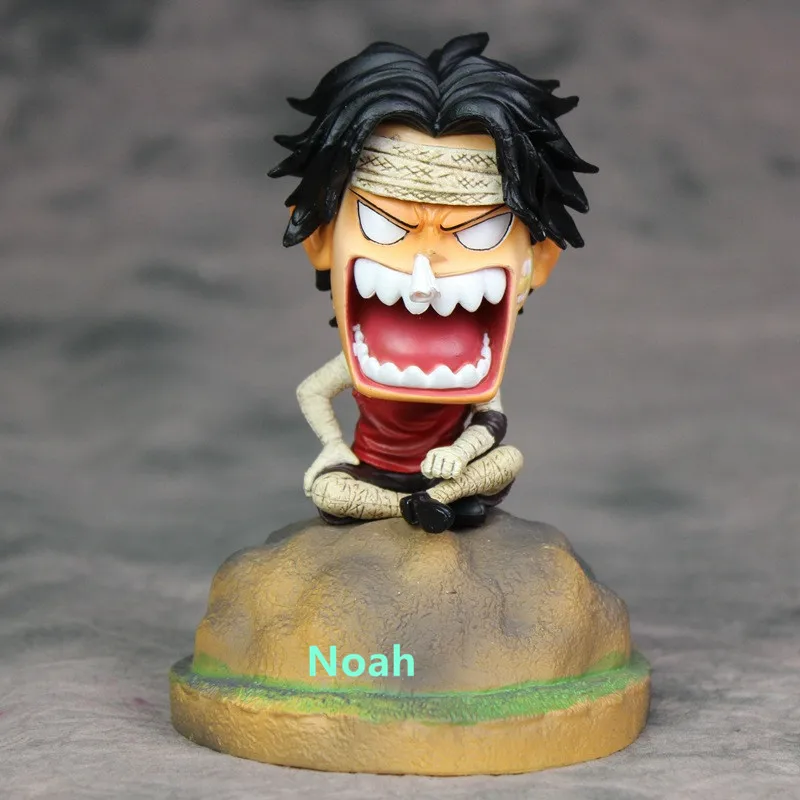 6 дюймов ONE PIECE Portgas D Ace повязки сидячем положении зол украшения из ПВХ движущаяся