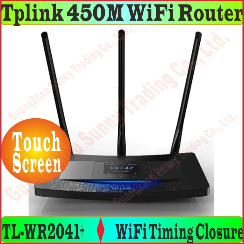 Беспроводной роутер с 3 антеннами подбородка 450 Мбит/с сенсорным экраном TP-Link N450