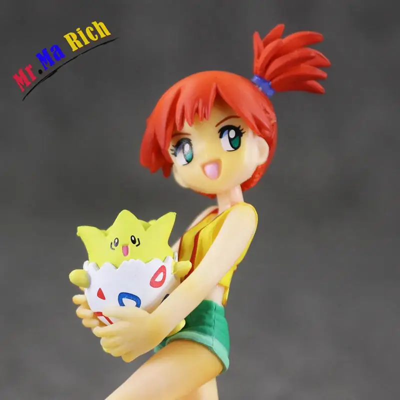 Аниме Figura Misty Psyduck Togepi модель игрушки 12 см Bambola Pvc Per La Raccolta|anime figura|model toyfiguras anime |