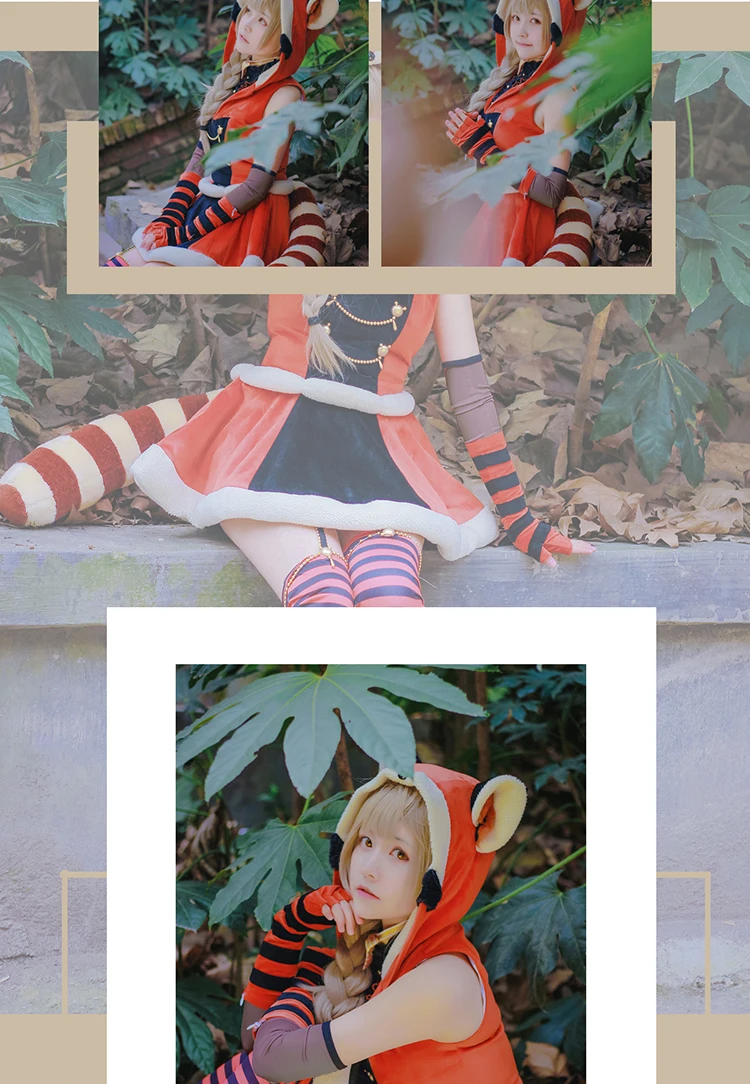 Аниме Love Live School Idol Project kotori minami Косплей-костюм в стиле Love Live! Платье с капюшоном и животными; Вечерние платья на Хэллоуин