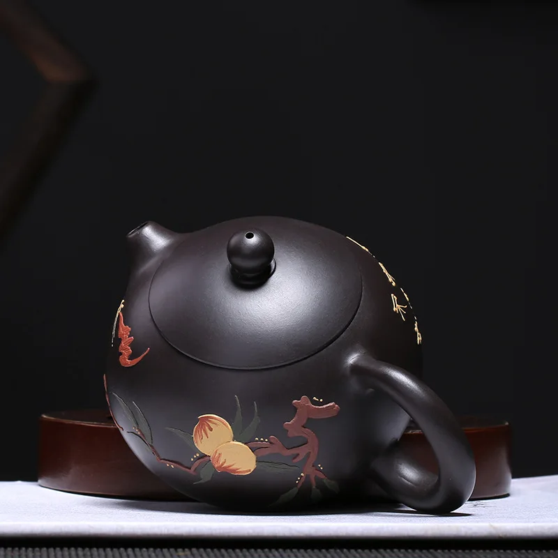 200 мл Xishi Исин чайник ручной работы Фиолетовый Глиняный Чайник отправка
