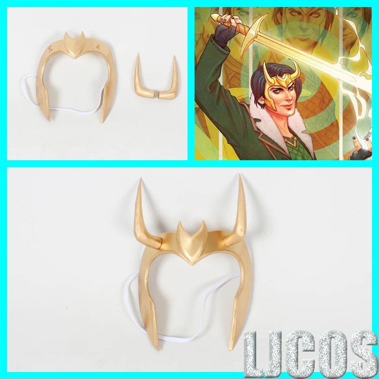 Loki Laufeyson Loki Odinson маска-рог для косплея