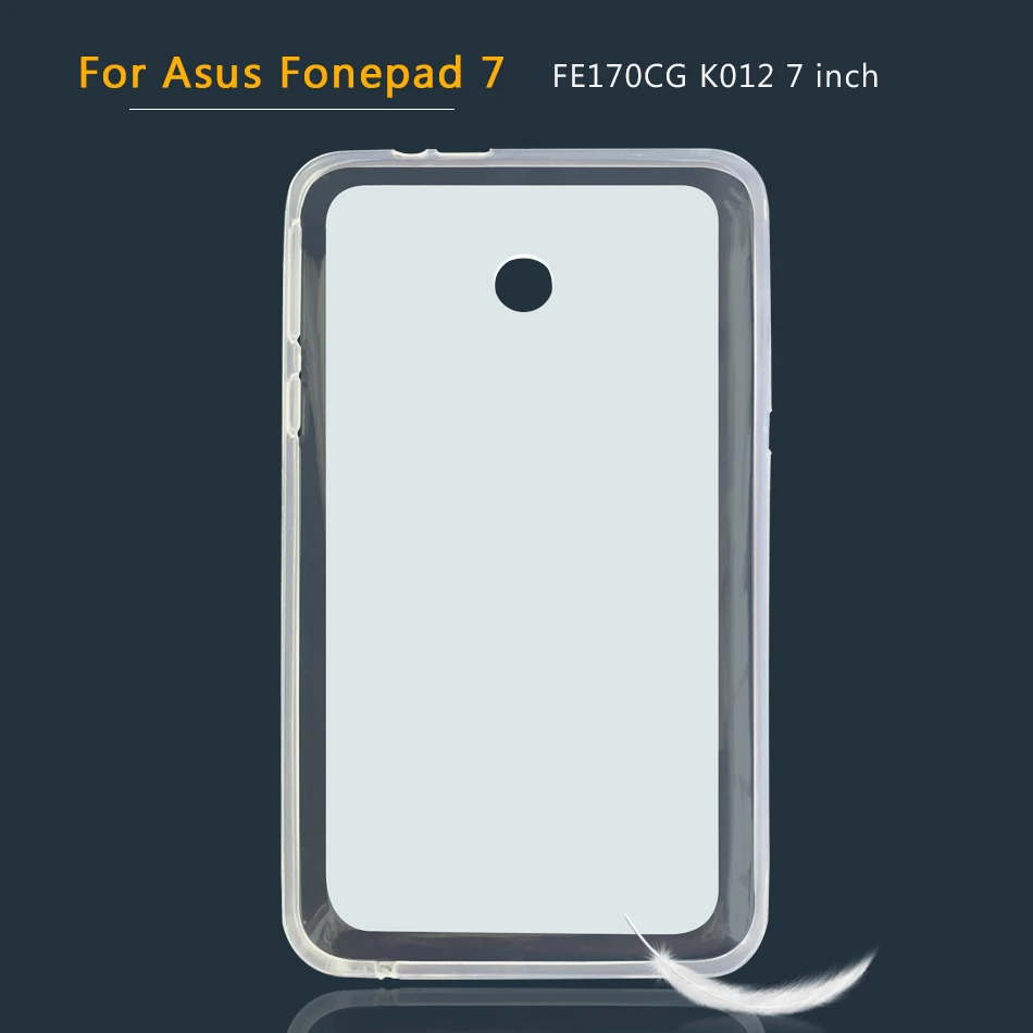 Силиконовый чехол для планшета Asus Fonepad 8 FE380CG 8 дюймов Fone Pad 7 FE171M FE170CG K012 7 дюймов Tab Мягкий ТПУ чехол-сумка - Цвет: Fonepad 7 FE170