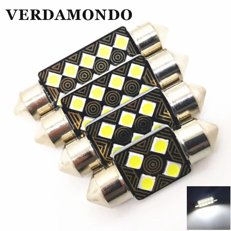1 шт. гирлянда 31 мм 36 39 41 C5W C10W 3030 SMD Canbus без ошибок Автомобильный светодиодный