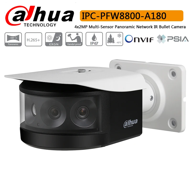 Сетевой видеорегистратор Dahua IPC PFW8800 A180 2MP мульти Сенсор панорамный сети IP пуля ИК