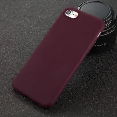 Luxury Soft Candy Color Matte Cases for iPhone 7 plus 8 6 6s X XS max XR 5 5s SE Case Shockproof TPU Silicone Back Cover Capa |