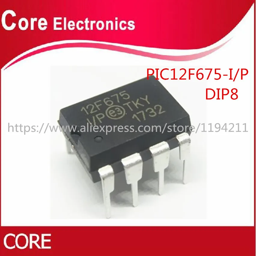 5 шт./лот PIC12F675 I/P новый и оригинальный|Интегральные схемы| |
