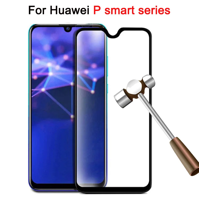 Защитное стекло для Huawei P Smart чехол с закаленным стеклом на экран Smartplus smart2019