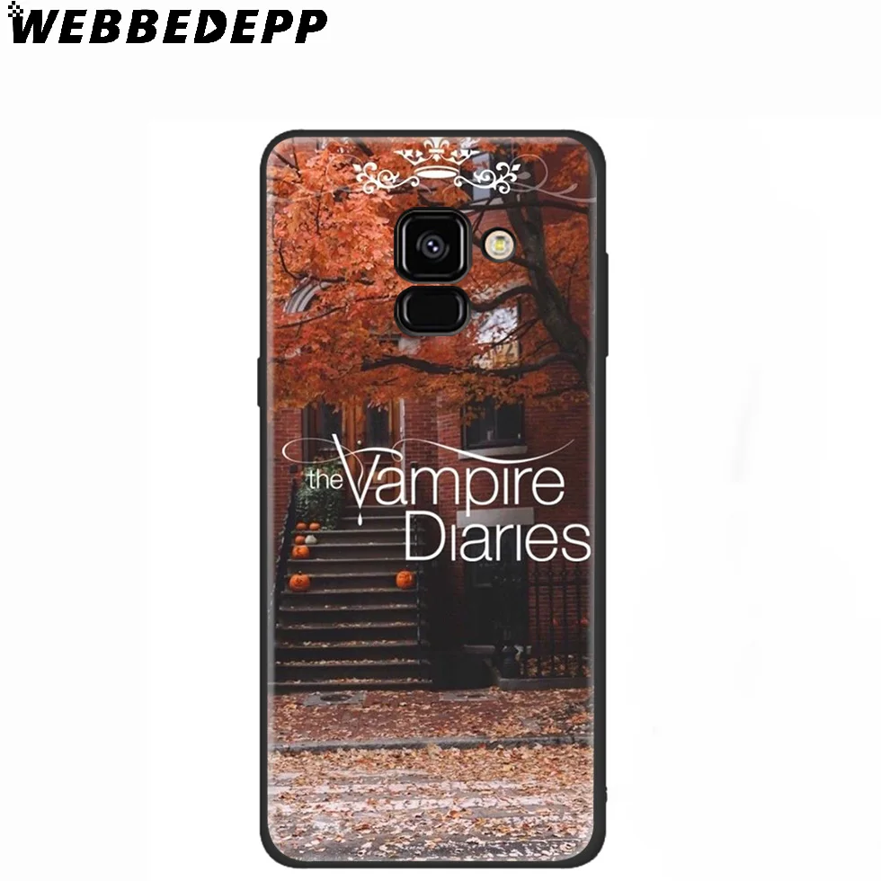 WEBBEDEPP дневники вампира Stefan силиконовый чехол для Samsung Galaxy A3 A5 A6 A7 A8 A9 A10 A20 A30 A40 A50 A70