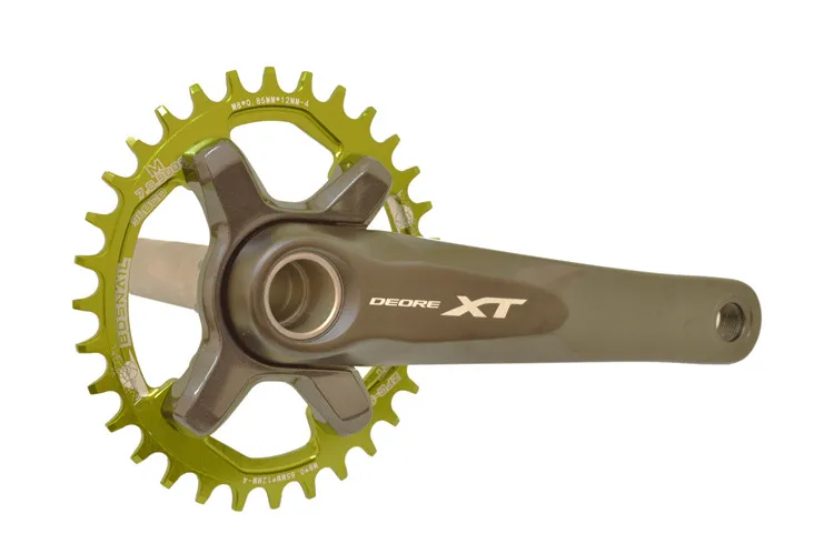 2017 SNAIL Al 7075 CNC 96BCD Mtb велосипед шатун широкая узкая цепь для SHIMANO XT M8000/SLX M7000