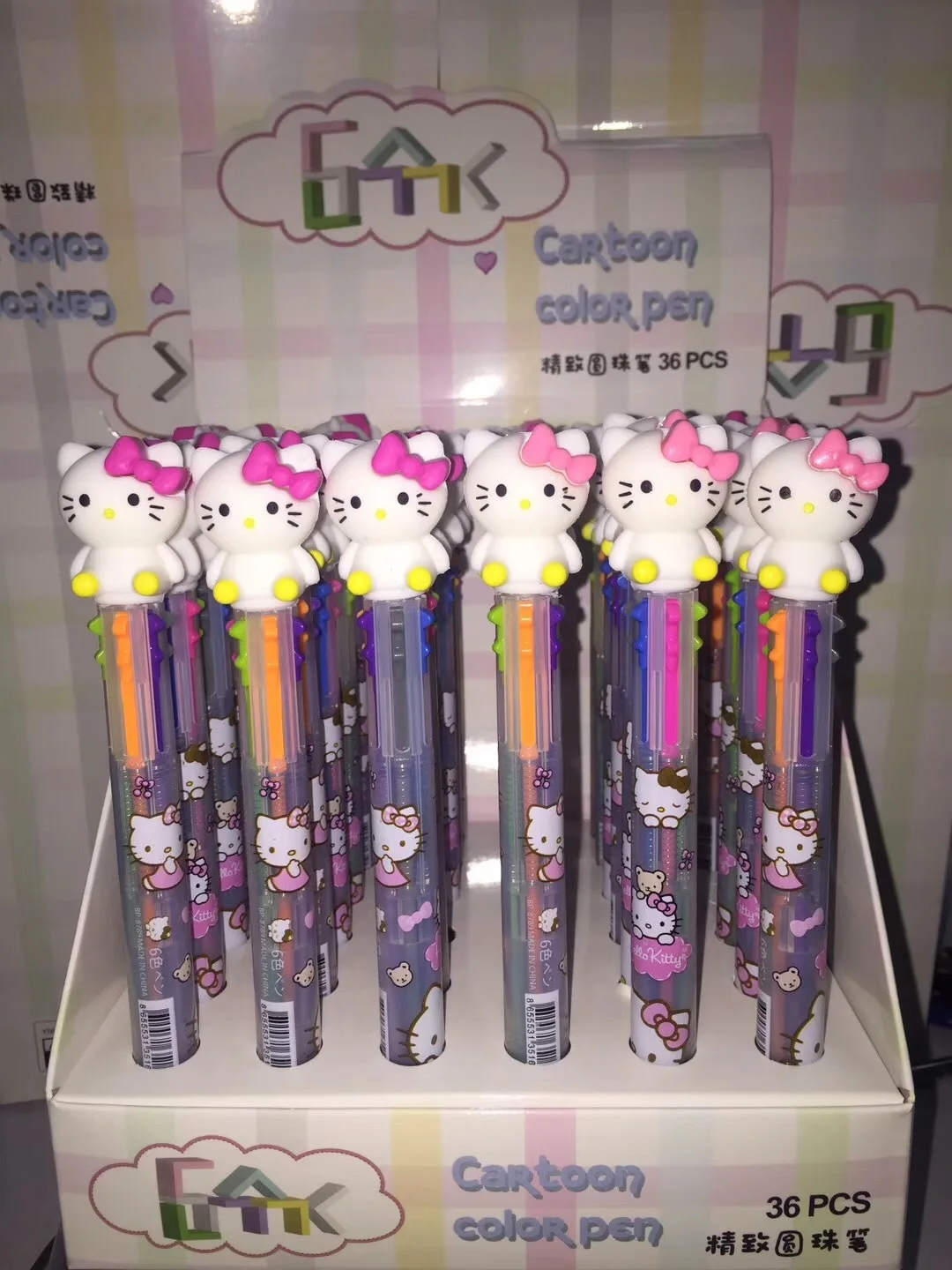 36 шт./1 лот Kawaii Шариковая ручка 6 цветов в виде единорога из мультфильма Фламинго шариковые ручки школы канцелярские письменные принадлежности Офисная фурнитура