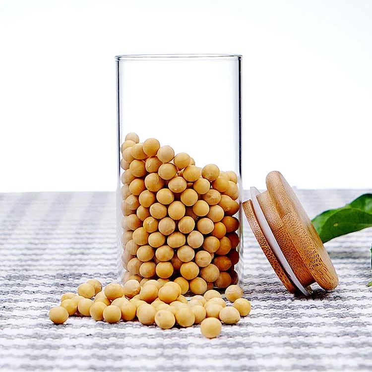 Стеклянная прозрачная бутылка для хранения, кухонный магазин, пищевые ингредиенты для хранения орехов, сладости из злаков, бисквитов, классификация резервуара для хранения