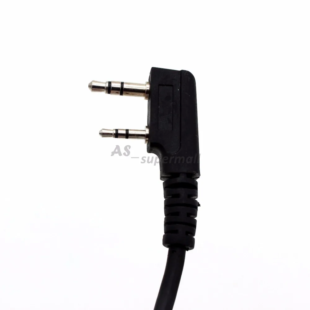 Микрофон 2 Pin PTT спикер микрофон для KENWOOD Walkie talkie BaoFeng UV-5R BF-888S QUANSHENG WOUXUN PUXING